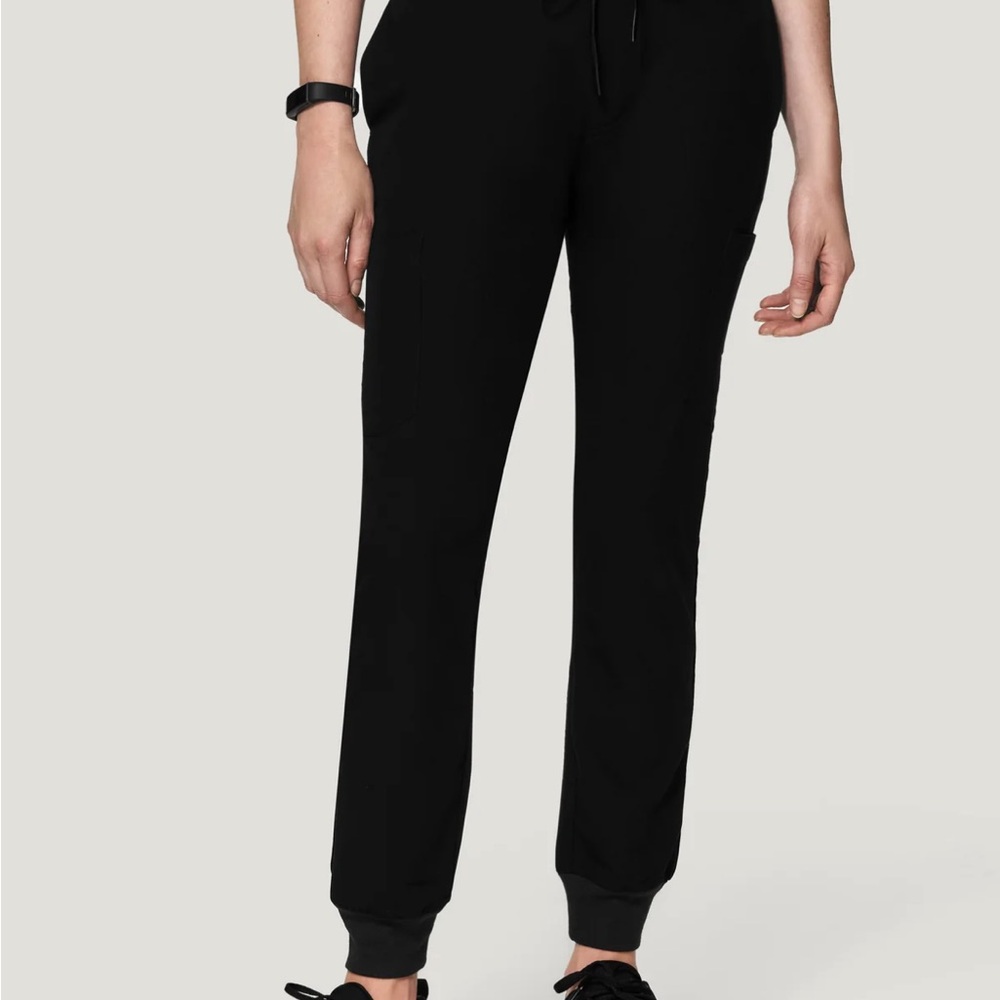 Mandala Scrubs Black Jogger